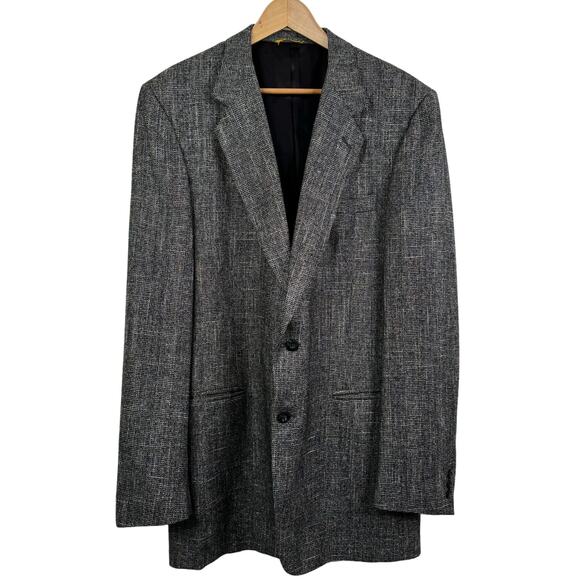 Kuppenheimer Premier Edition Tweed Gray Blazer Mens Size 44 - Picture 1 of 7